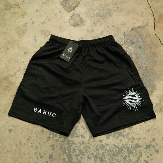 "LOGO LOGO" Athletic Shorts