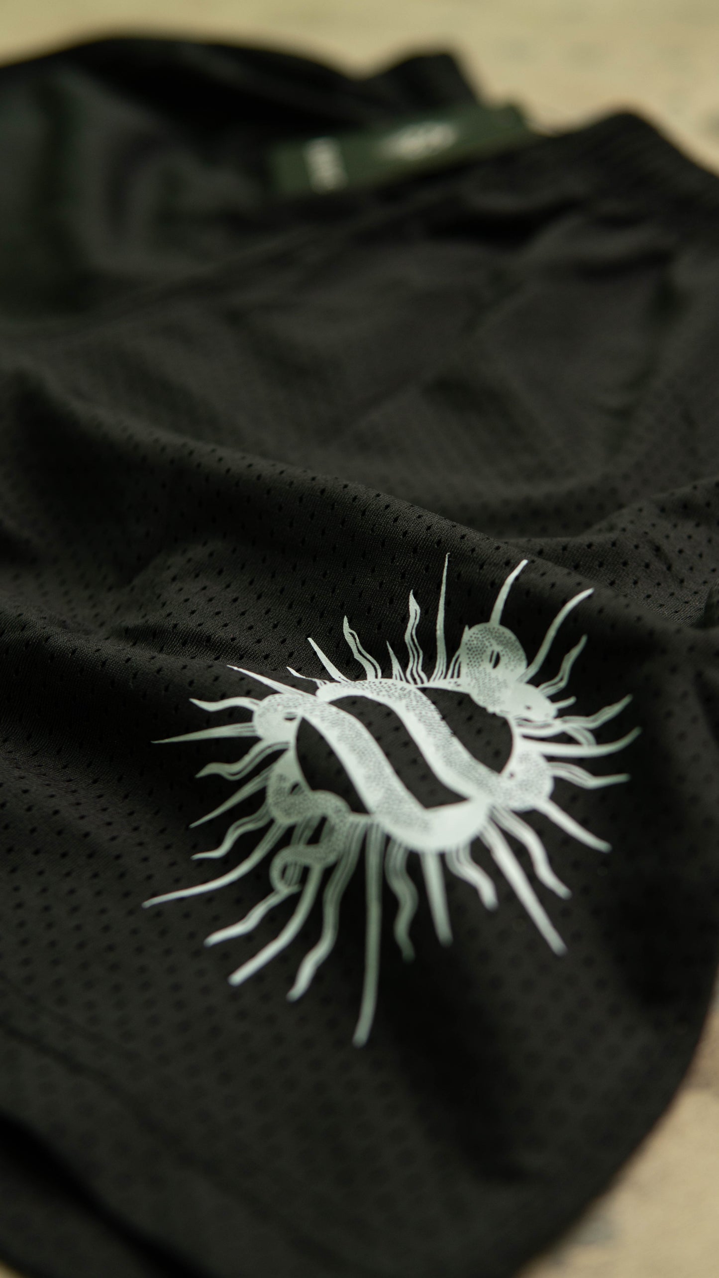 "LOGO LOGO" Athletic Shorts