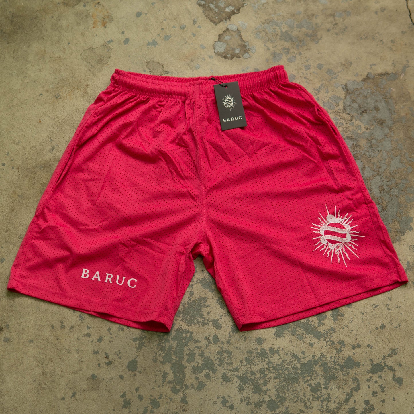 "LOGO LOGO" Athletic Shorts