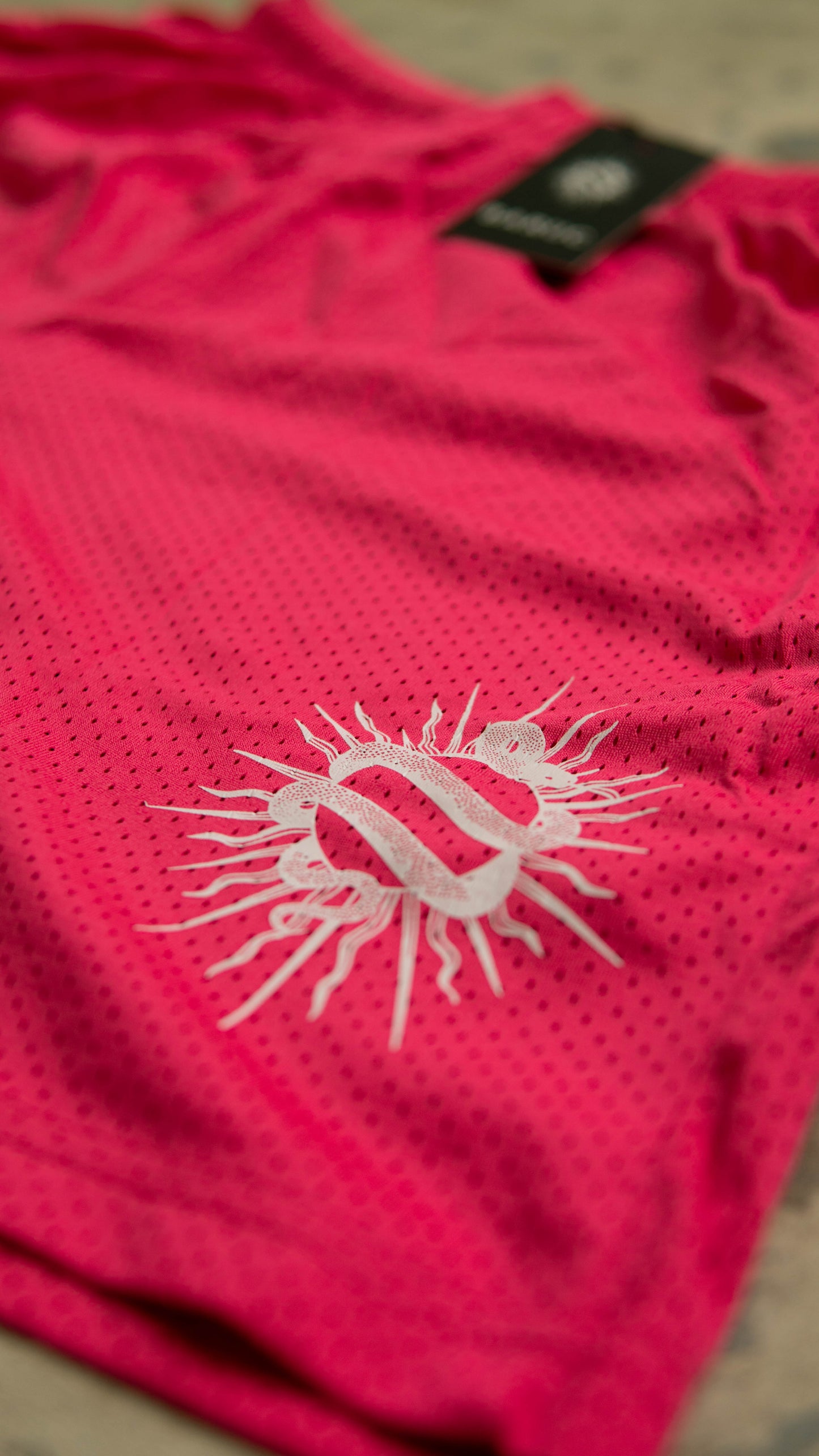 "LOGO LOGO" Athletic Shorts